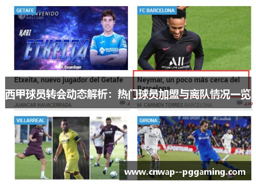 西甲球员转会动态解析:热门球员加盟与离队情况一览 西甲球员转会动态解析:热门球员加盟与离队情况一览